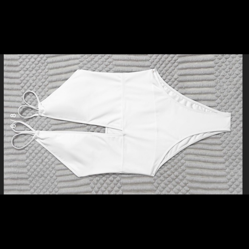 White One Piece Swimsuit from SHEIN (NEW)